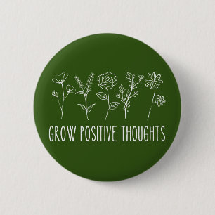 Badge Rond 5 Cm Pensées esthétiques positives