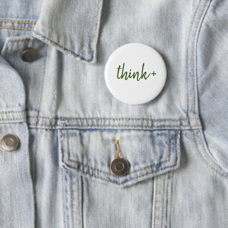 Badge Rond 5 Cm Penser positif
