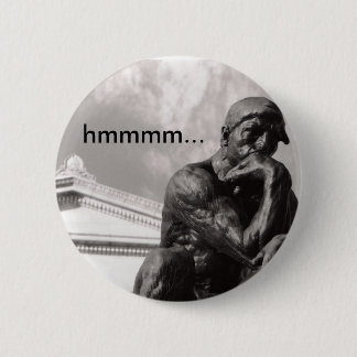 Badge Rond 5 Cm Penseur