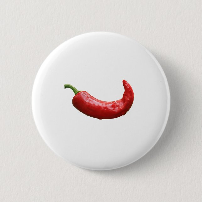 Badge Rond 5 Cm Pepper à chaux rouge (Devant)