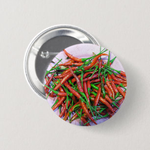 Badge Rond 5 Cm Peppers à l'oeil d'oiseaux
