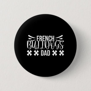 Badge Rond 5 Cm père Amoureux des chiens