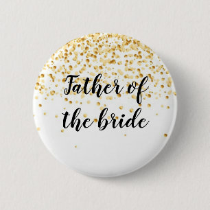 Badge Rond 5 Cm Père de la jeune mariée