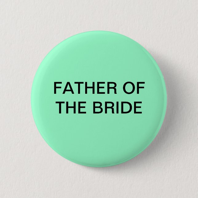 BADGE ROND 5 CM PÈRE DE LA JEUNE MARIÉE (Devant)