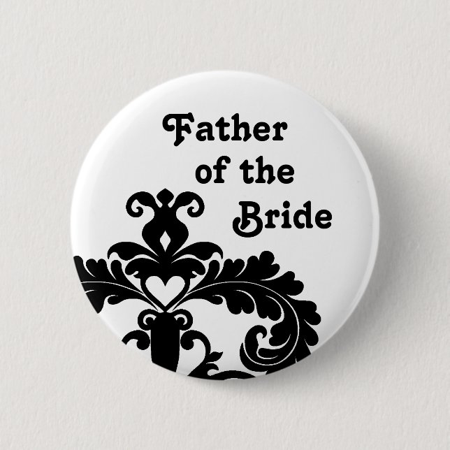 Badge Rond 5 Cm Père de la mariée (Devant)