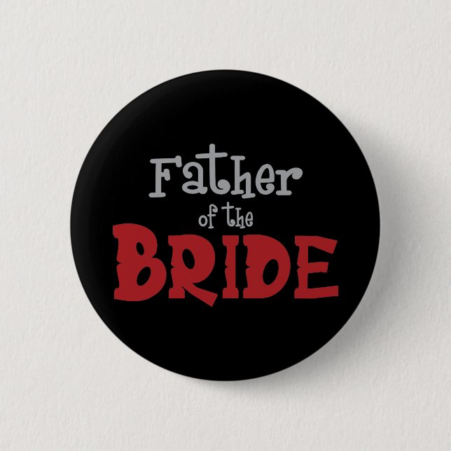 Badge Rond 5 Cm Père de la mariée (Devant)