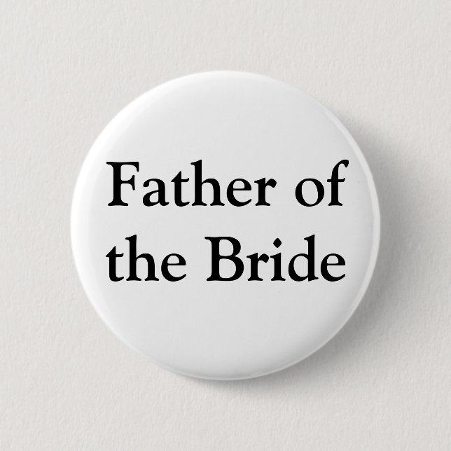 Badge Rond 5 Cm Père des cadeaux de mariée (Devant)