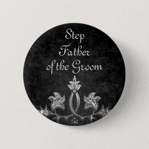 Badge Rond 5 Cm Père d'étape de mariage