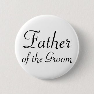 Badge Rond 5 Cm Père du bouton de Pinback de marié