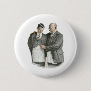 Badge Rond 5 Cm Père et fils
