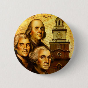 Badge Rond 5 Cm Pères fondateurs