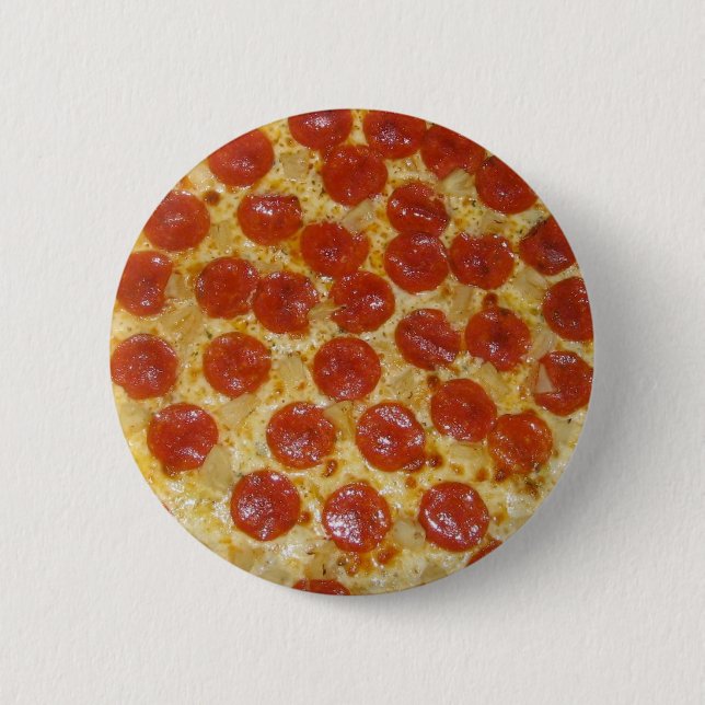 Badge Rond 5 Cm Perfection de pepperoni (Devant)
