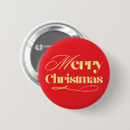 Badge Rond 5 Cm Personalized Christmas Button–Custom Seasonal Pin