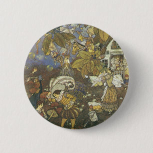 Badge Rond 5 Cm Personnages de livre d'histoires classiques vintag