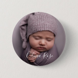 Badge Rond 5 Cm Personnalisé avec photo et texte