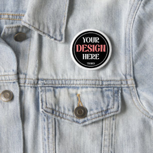 Badge Rond 5 Cm Personnalisé, créatif, élégant et intemporel