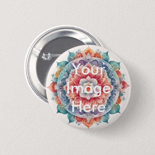 Badge Rond 5 Cm Personnalisé Personnalisé Votre Propre Bouton Pinb (Devant & derrière)