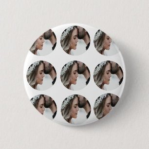 Badge Rond 5 Cm personnalisé simple ajouter circulaire photo colla
