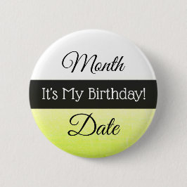 Badge Rond 5 Cm Personnalisé Son Bouton Mon Anniversaire