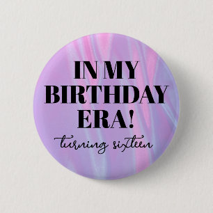Badge Rond 5 Cm Personnalisée Dans Son Anniversaire