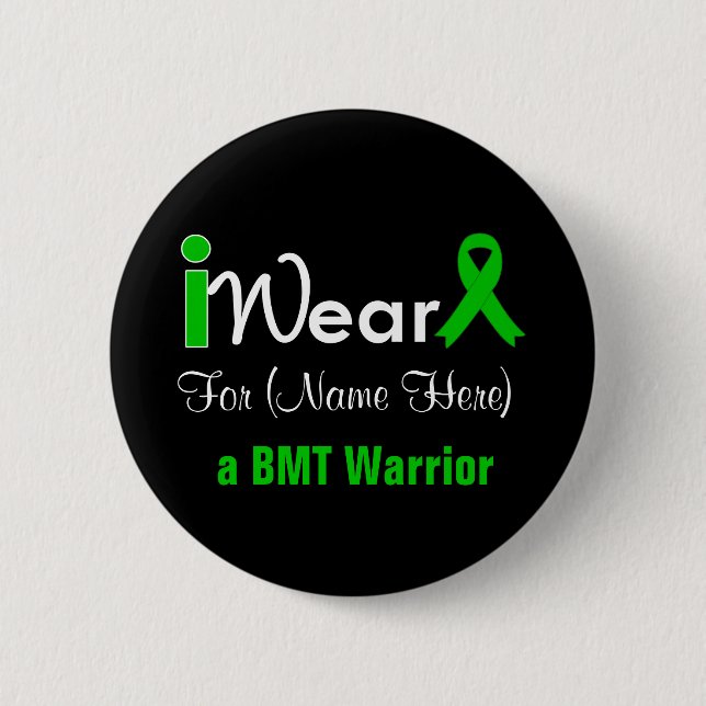 Badge Rond 5 Cm Personnaliser la transplantation de moelle osseuse (Devant)