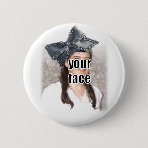Badge Rond 5 Cm Personnaliser le Casquette Big Bow