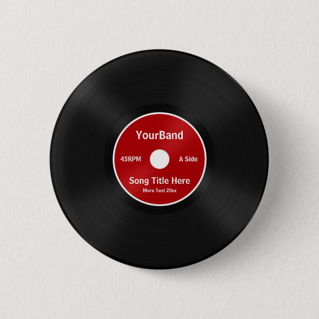 Badge Rond 5 Cm Personnalité du Custom (Devant)