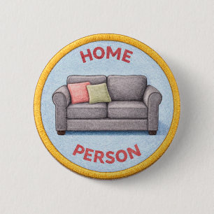 Badge Rond 5 Cm Personne à domicile