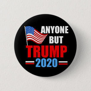 Badge Rond 5 Cm Personne d'autre que Trump 2020