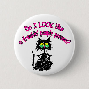 BADGE ROND 5 CM PERSONNE DE PERSONNES