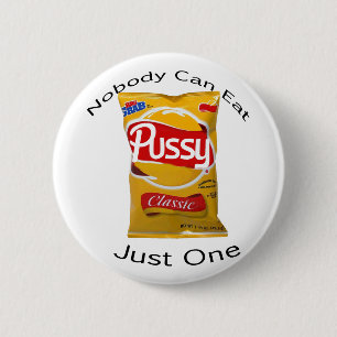 Badge Rond 5 Cm Personne ne peut manger juste un
