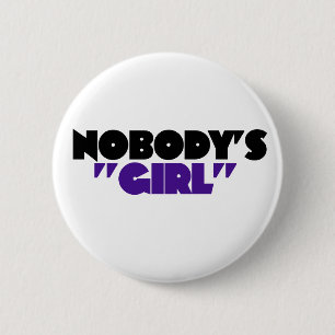 Badge Rond 5 Cm Personne n'est la fille