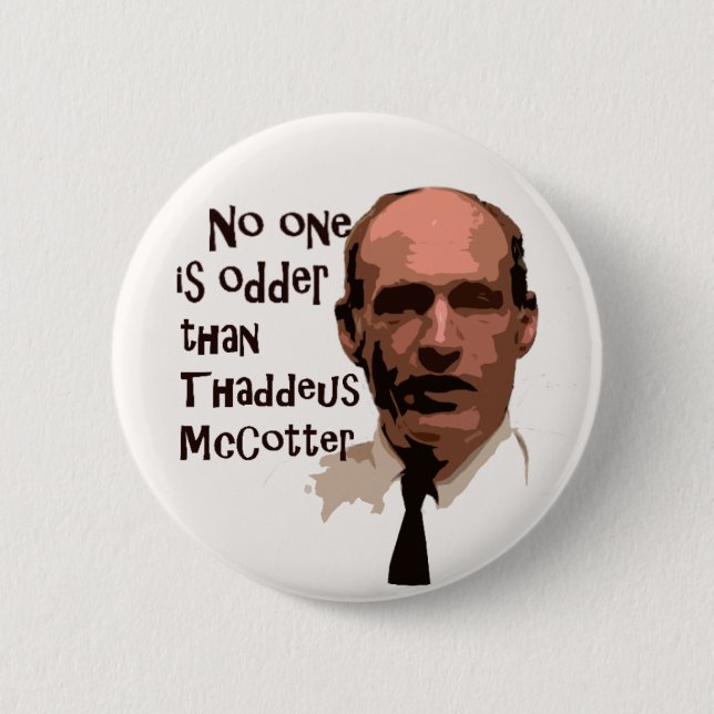 Badge Rond 5 Cm Personne plus impair que McCotter (Devant)
