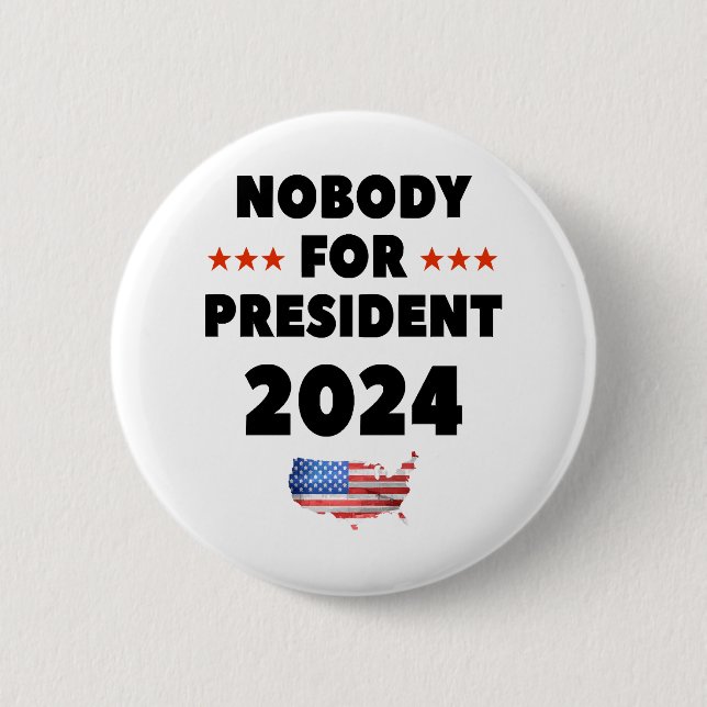 Badge Rond 5 Cm Personne pour Président 2024 (Devant)