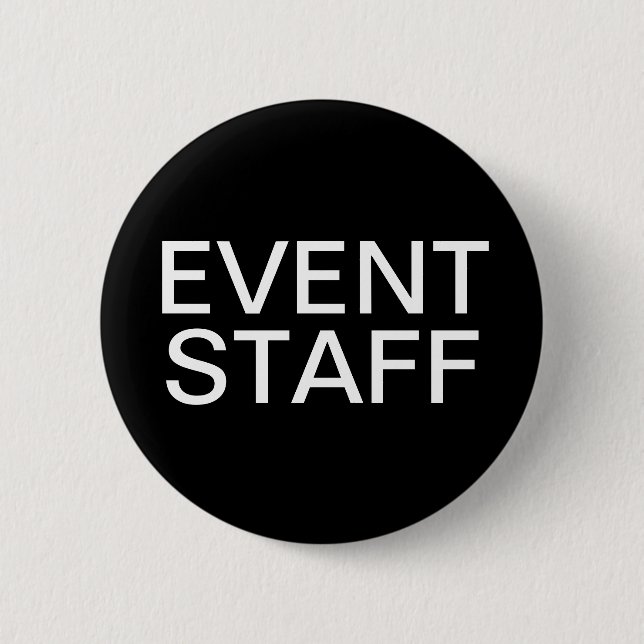 Badge Rond 5 Cm Personnel d'événement (Devant)