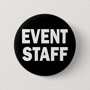 BADGE ROND 5 CM PERSONNEL D'ÉVÉNEMENT