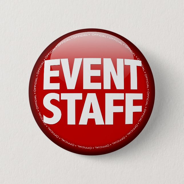 Badge Rond 5 Cm Personnel d'événement (Devant)