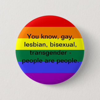 Badge Rond 5 Cm Personnes de LGBT