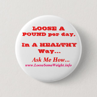 Badge Rond 5 Cm Perte de poids