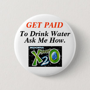 Badge Rond 5 Cm Perte d'eau saine