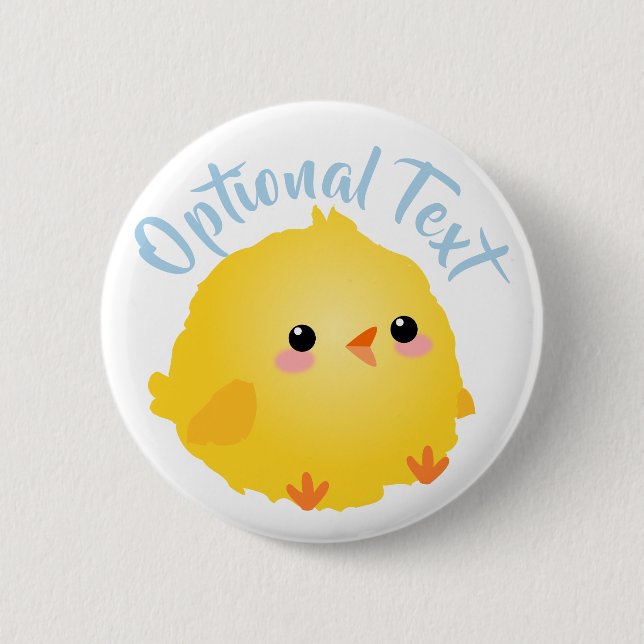 Badge Rond 5 Cm Petit Chick (Devant)