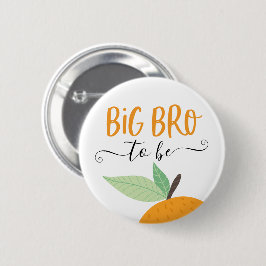 Badge Rond 5 Cm Petit Cutie Citrus Orange Gros Bro À Être Bouton