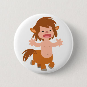 Badge Rond 5 Cm Petit dessin animé Centaur
