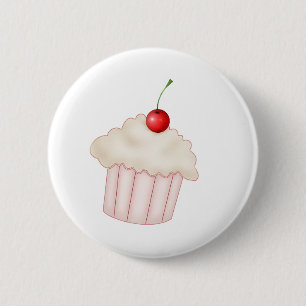 Badge Rond 5 Cm Petit gâteau crémeux