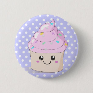 Badge Rond 5 Cm Petit gâteau mignon