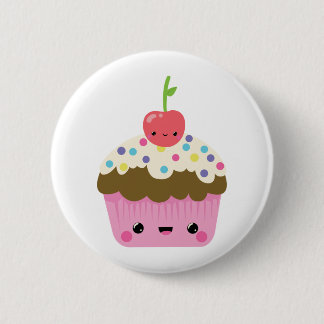 Badge Rond 5 Cm Petit gâteau mignon de Kawaii