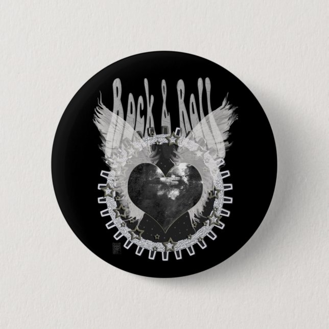 Badge Rond 5 Cm petit pain de la roche n (Devant)