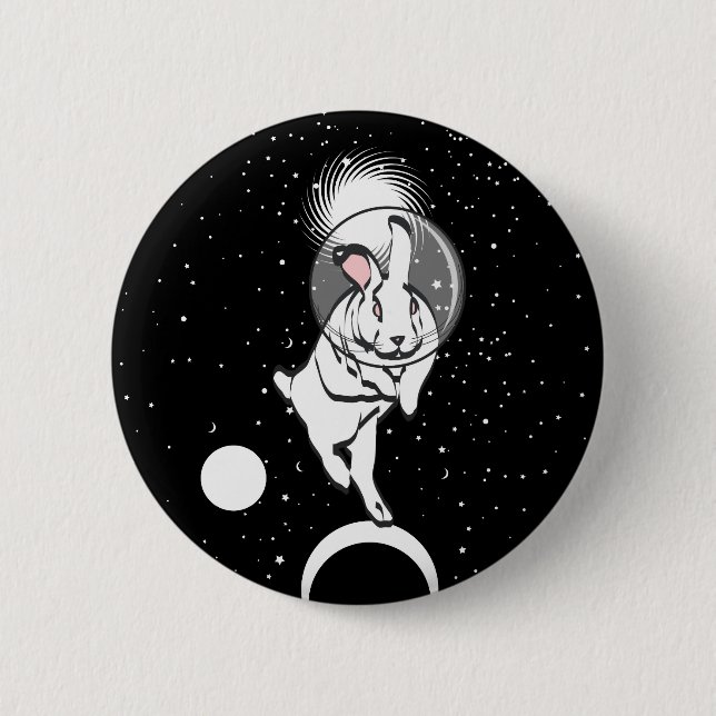 BADGE ROND 5 CM PETIT PAIN DE L'ESPACE (Devant)