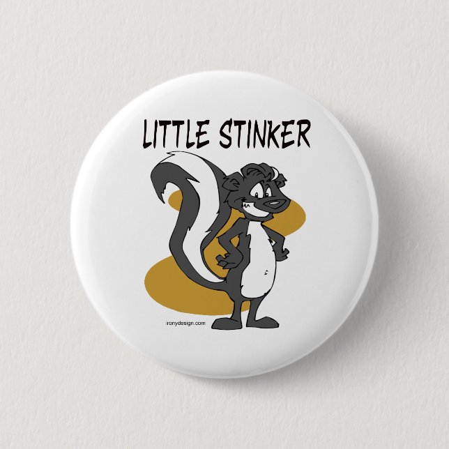 Badge Rond 5 Cm Petit puant (Devant)