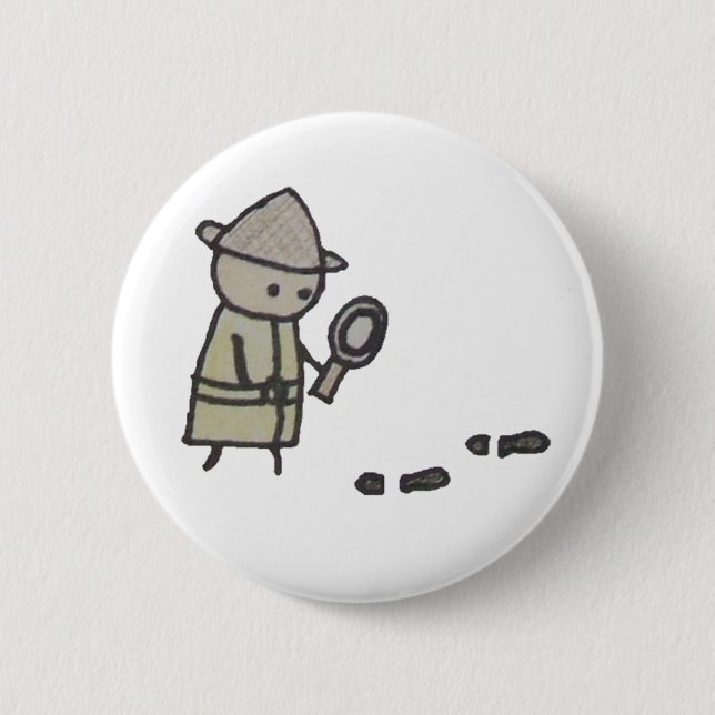 Badge Rond 5 Cm Petit un bouton révélateur (Devant)
